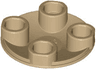 Plate, Round 2 x 2 with Rounded Bottom (Boat Stud)