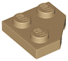Wedge, Plate 2 x 2  Cut Corner