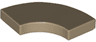 Tile, Round Corner 2 x 2 Macaroni