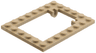 Plate, Modified 6 x 8 Trap Door Frame Horizontal