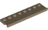 Plate, Modified 2 x 8 with Door Rail