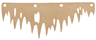 Cloth Sail Tattered Long with 4 Round Holes and 6 Ripped Holes