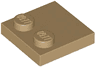 Tile, Modified 2 x 2 with Studs on Edge