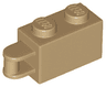 Brick, Modified 1 x 2 with Bar Handle on End - Bar Flush with Edge