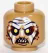 Minifigure, Head LotR Hunter Orc Pattern