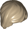 Minifigure, Hair Mid-Length Swept Right with Side Part