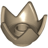 Minifigure, Headgear Crown Eggshell with 5 Points and Center Stud