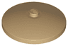 Dish 4 x 4 Inverted (Radar) with Solid Stud