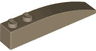 Slope, Curved 6 x 1 with 2 Studs