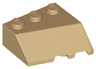 Wedge 3 x 3 Sloped Left