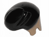 Minifigure, Hair Short with Lock Sticking Up and Black Top Pattern