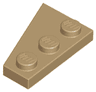 Wedge, Plate 3 x 2 Right