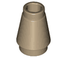 Cone 1 x 1 with Top Groove