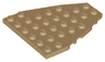 Wedge, Plate 7 x 6 with Stud Notches (Boat Bow Plate)