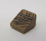 Slope 30 1 x 1 x 2/3 with Cloth, Tan Rope and Straps Pattern 1 (Zongzi in Bamboo)