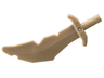 Minifigure, Weapon Sword, Scimitar with Nicks