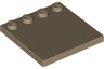 Tile, Modified 4 x 4 with Studs on Edge