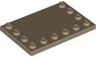 Tile, Modified 4 x 6 with Studs on Edges