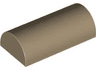 Slope, Curved 2 x 4 Double with Groove