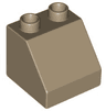 Duplo, Brick 2 x 2 x 1 1/2 Slope 45