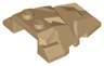 Wedge 4 x 4 Fractured Polygon Top