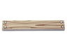 Tile 1 x 6 with Wood Grain and 4 Silver Nails Pattern