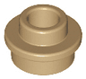 Plate, Round 1 x 1 with Open Stud