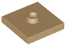 Plate, Modified 2 x 2 with Groove and 1 Stud in Center (Jumper)