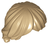 Minifigure, Hair Tousled and Layered