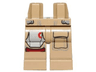 Hips and Legs with Armor Plate on Right Leg and Pocket on Left Leg Pattern (SW Baze Malbus)