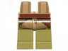 Hips and Olive Green Legs with Dark Tan and Brown Fur Pattern (SW Gamorrean)