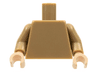 Torso Plain / Dark Tan Arms / Light Nougat Hands