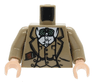 Torso Indiana Jones Vest, Jacket, Dark Green Bow Tie, and Diary in Pocket Pattern / Dark Tan Arms / Light Nougat Hands