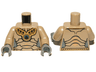 Torso SW Geonosian Pattern (7959) / Dark Tan Arms / Dark Bluish Gray Hands