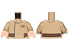 Torso SW Jacket with Resistance Army Lieutenant Rank Badge and Reddish Brown Belt Pattern / Dark Tan Arms / Light Nougat Hands