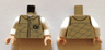 Torso SW Hoth Rebel Jacket Pattern / White Arms / Light Nougat Hands