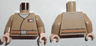 Torso SW Jacket with Resistance Army Major Rank Badge and Medium Nougat Belt Pattern / Dark Tan Arms / Light Nougat Hands