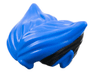 Minifigure, Hair Parted to Points with Pointed Ears with Molded Black Streak Pattern