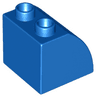 Duplo, Brick 2 x 2 x 1 1/2 Slope Curved
