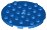 Plate, Round 6 x 6 with Hole