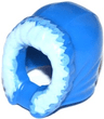 Minifigure, Headgear Hood Fur-lined, Short, Narrow Facial Opening with Bright Light Blue Fur Edge Pattern