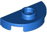 Plate, Round 1 x 2 Half with 1 Stud (Jumper)