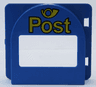 Duplo Door / Window Pane Mailbox 1 x 4 x 3 Raised with 'Post' and Trumpet Pattern