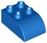 Duplo, Brick 2 x 3 Slope Curved