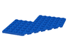 Wedge, Plate 10 x 10 with 4 x 4 Cutout and Cut Corner