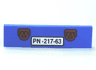 Tile 1 x 4 with Tow Hooks and 'PN 217-63' Pattern (Ivan Mater)