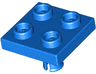 Plate, Modified 2 x 2 with Pin on Bottom