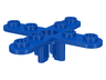 Propeller 4 Blade 5 Diameter with Rounded Ends and Open Hub