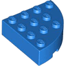 Brick, Round Corner 4 x 4 Full Brick