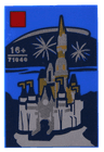 Tile 2 x 3 with LEGO Disney Set 71040 Disney Castle Box Art Pattern
